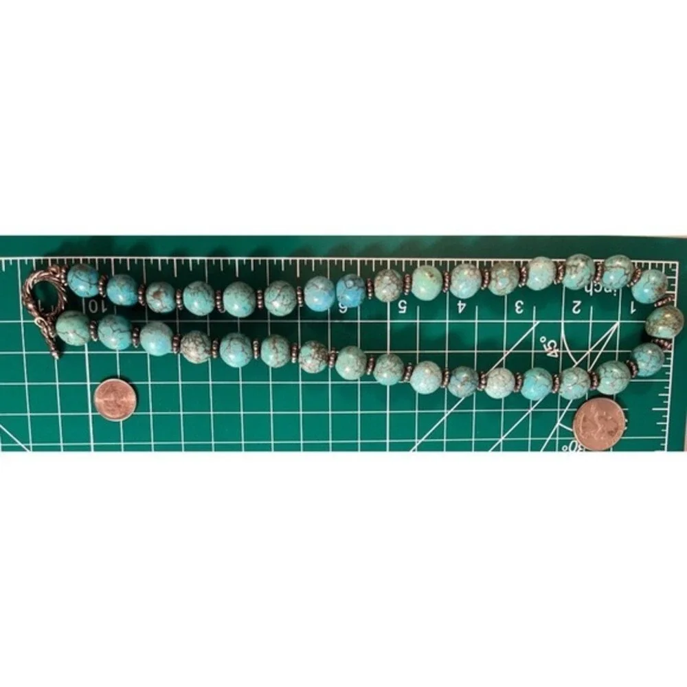 Blue‎ Bead Necklace 22